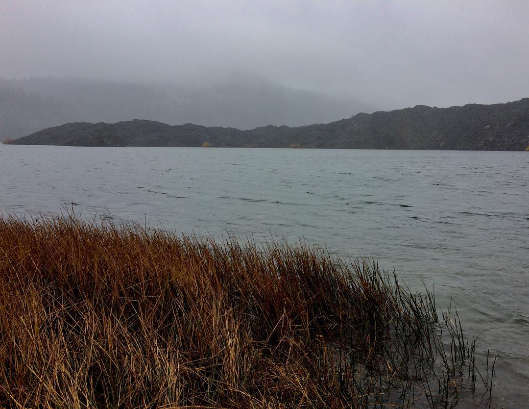 cold horizontal rainstorm